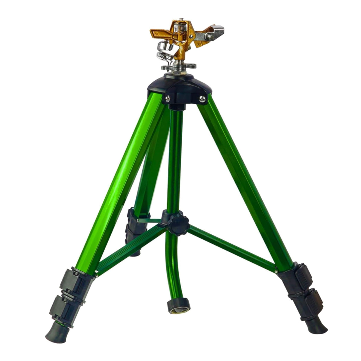 LIULO TOOL brass-head sprinkler on tripod for wide-area irrigation