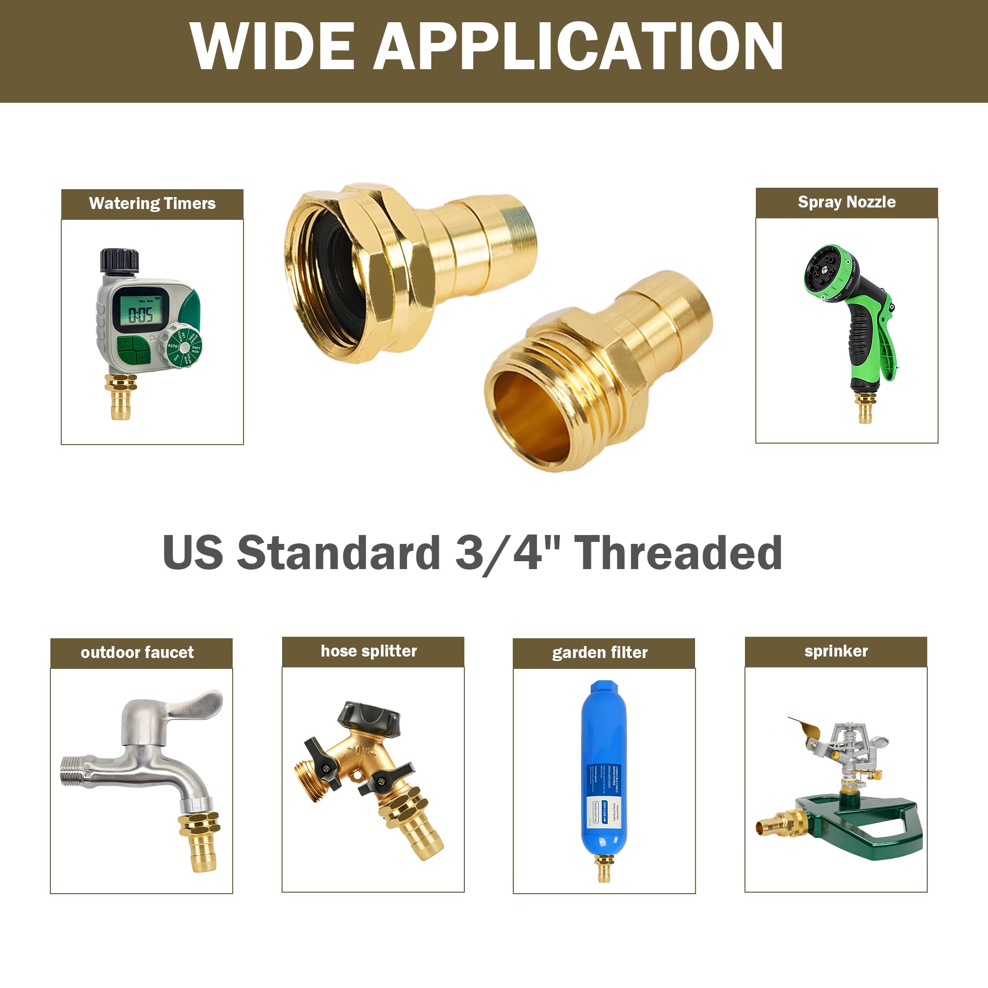 LIULO TOOL stainless screws improve corrosion resistance during hose repairs.