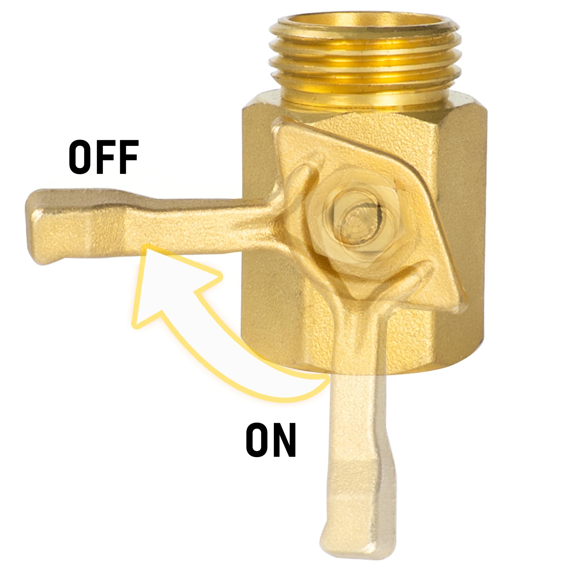 LIULO TOOL standard 3/4 inch hose thread compatibility for most hoses.