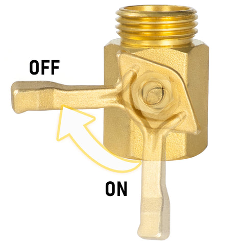 LIULO TOOL standard 3/4 inch hose thread compatibility for most hoses.