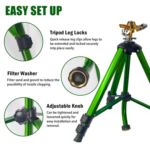 LIULO TOOL quick-release tripod clips for easy stabilization