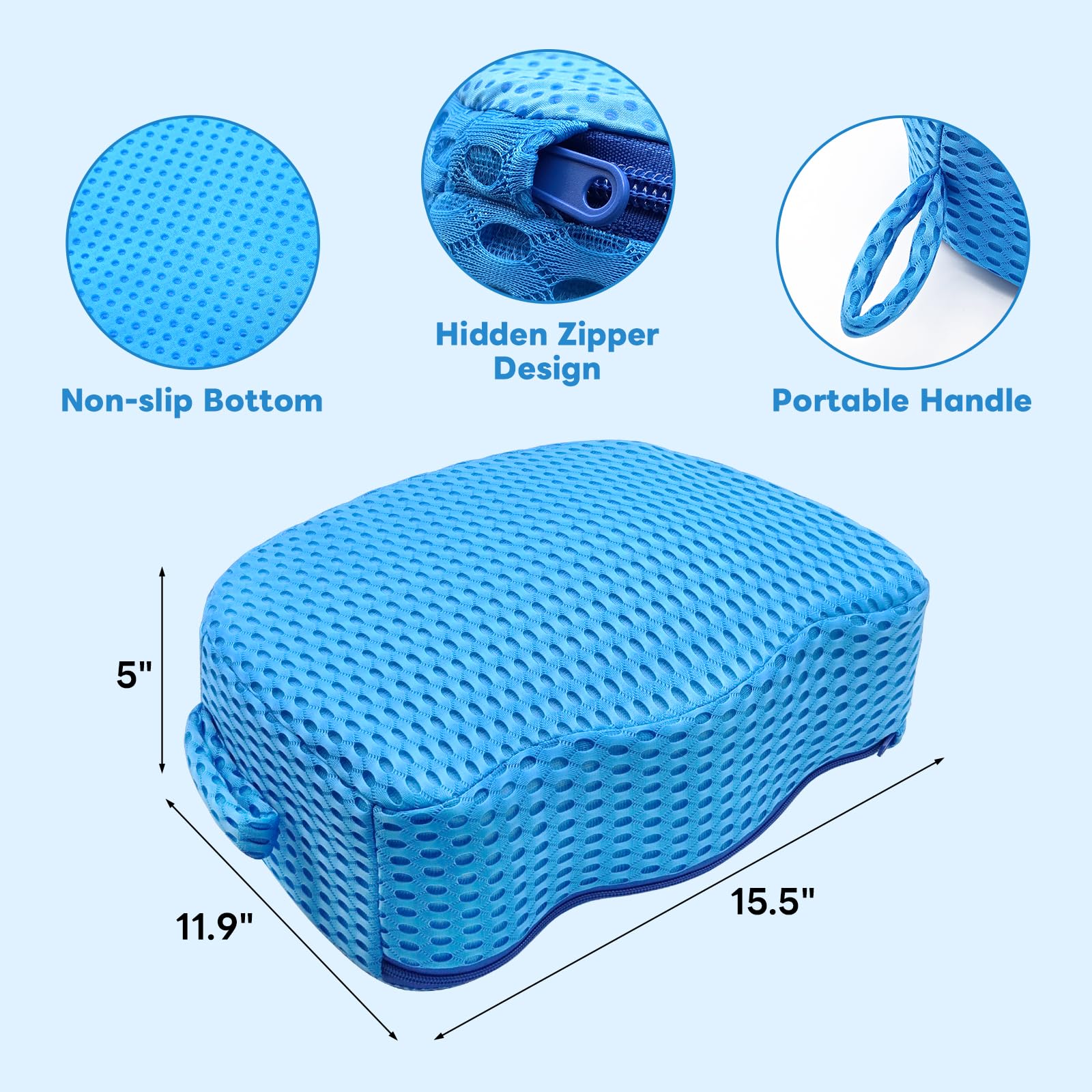 LIUYALO durable luxury materials with invisible zipper prevent surface snags.