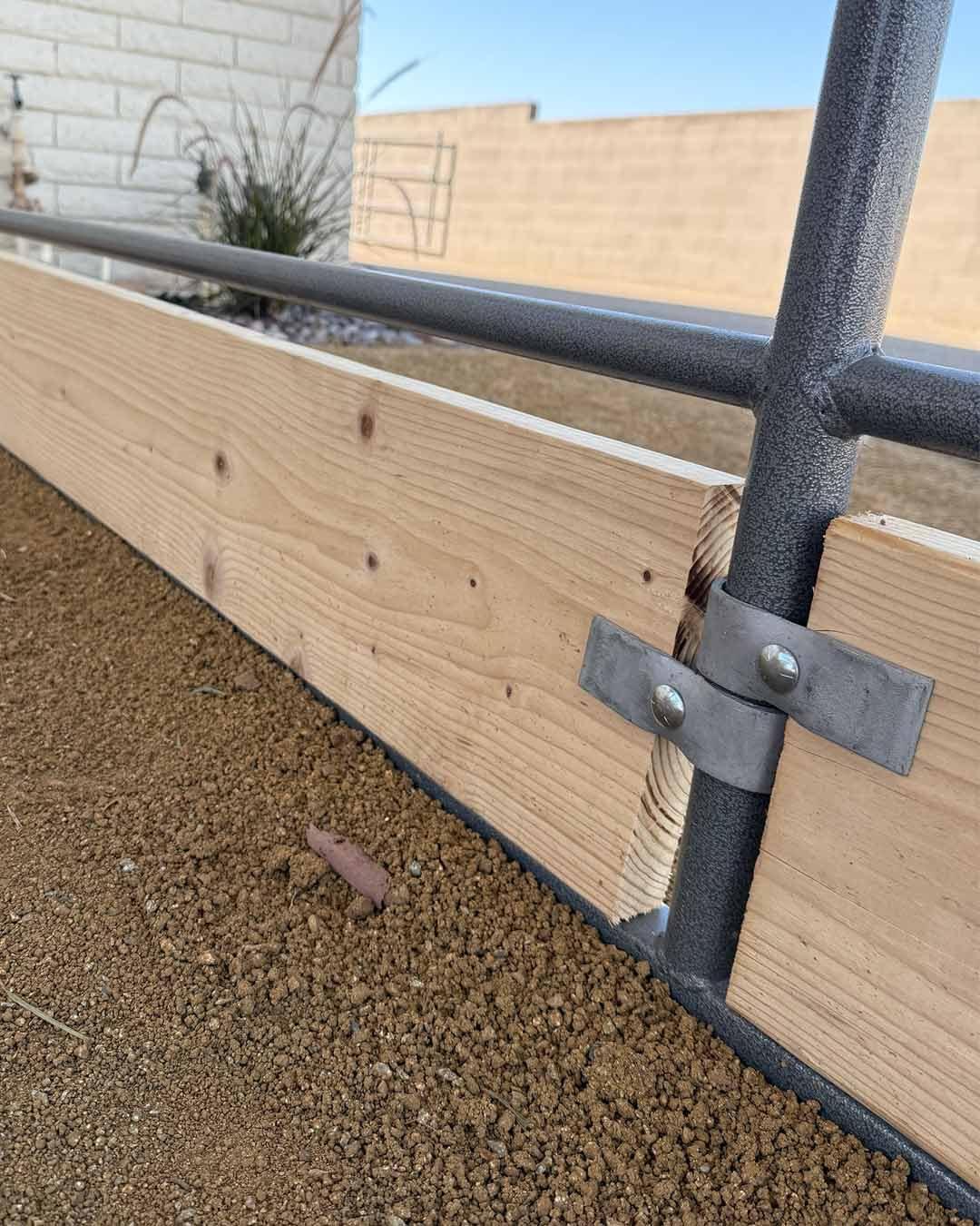Livestock Corrals panel clamp installation hardware included for quick setup.