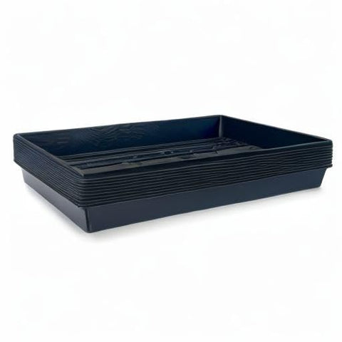Living Whole Foods trays ideal for microgreens and wheatgrass indoors.
