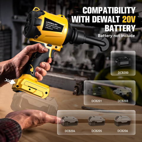 LIVOWALNY five-nozzle pack highlights versatile attachments for tight spaces.