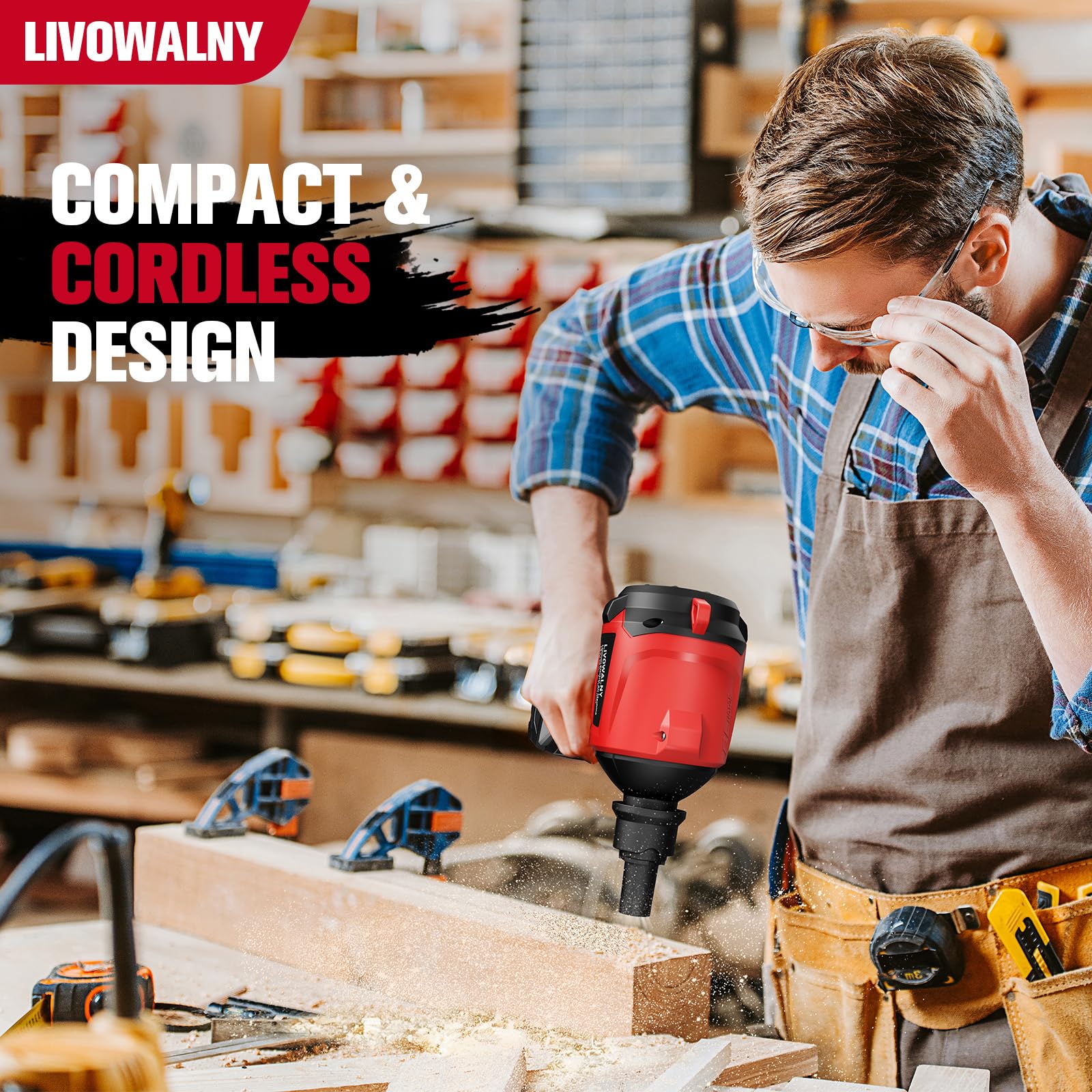 LIVOWALNY thick flexible tube for broad cleanup reach