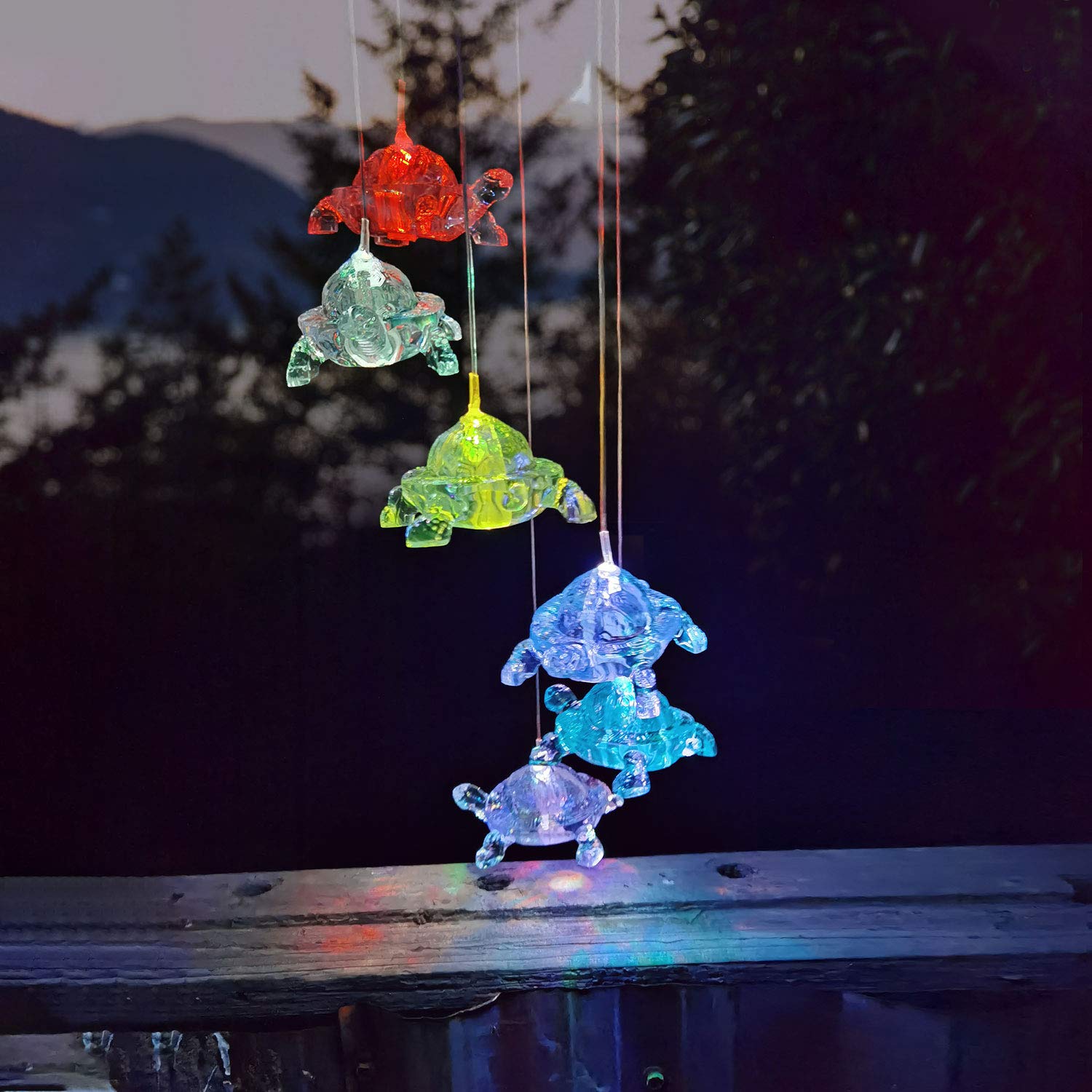 Lixada color-changing LEDs cycle through hues for magical nights.