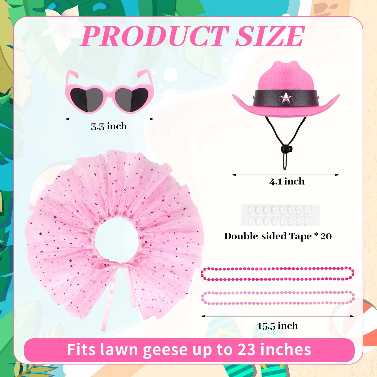 Lixintray goose sunglasses bring sunny, playful vibes to garden displays.