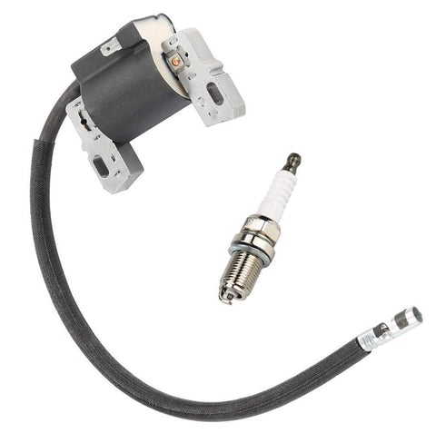 LIYYOO ignition coil close-up showing durable magneto armature for Briggs & Stratton engines