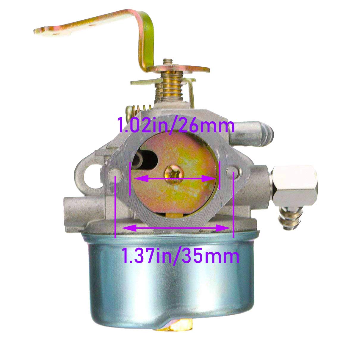 LIYYOO included fuel lines simplify replacement and reduce leaks on Tecumseh models.