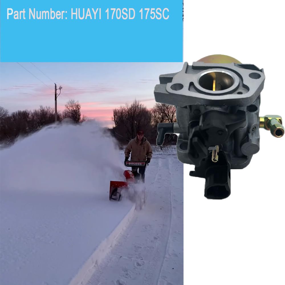 LIZAPUS Huayi carburetor easy installation for quick snow removal maintenance.