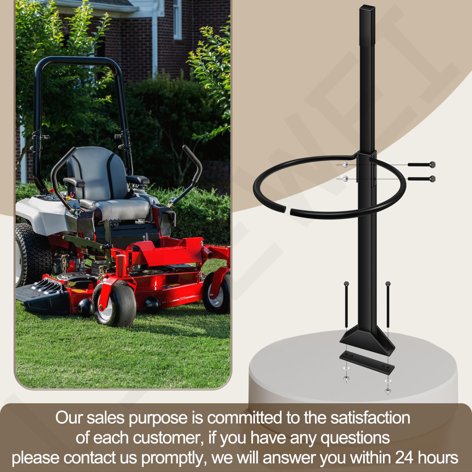 LIZEWEI 5 gallon bucket bracket holds a bucket for quick transport