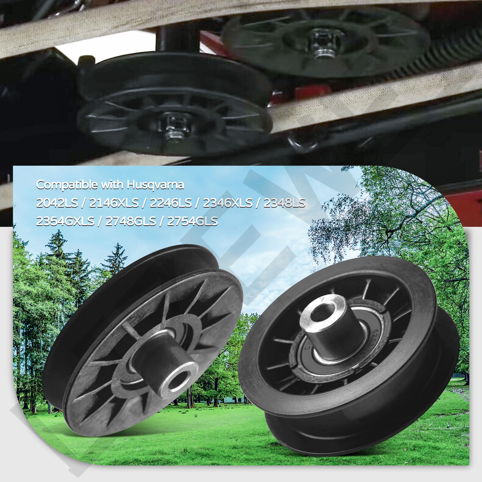 Flat 532194327 idler pulley from LIZEWEI kit