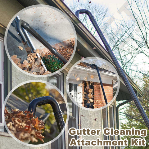 LIZEWEI 8-3ft reach gutter attachment enables ground-based gutter access
