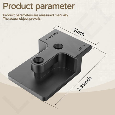 LIZEWEI bracket side view highlighting slim wall profile