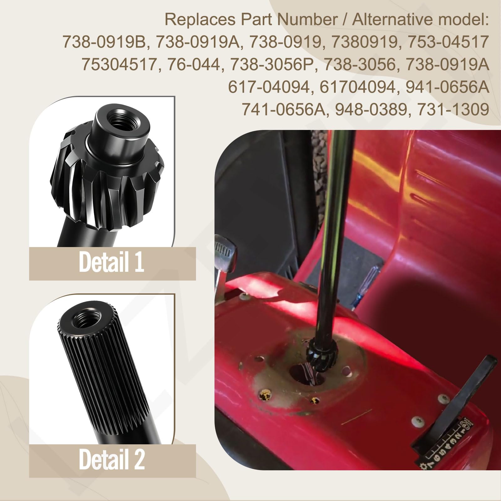 LIZEWEI complete steering assembly for easy replacement