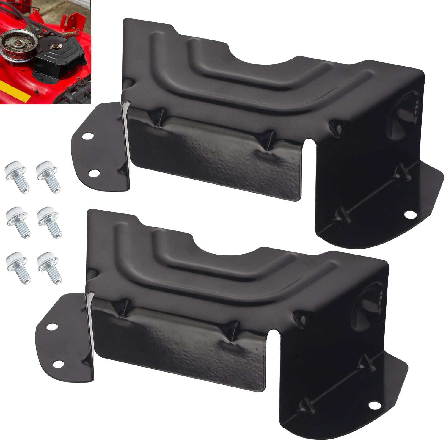 LIZEWEI deck belt cover 2 pack protects mower belt from debris
