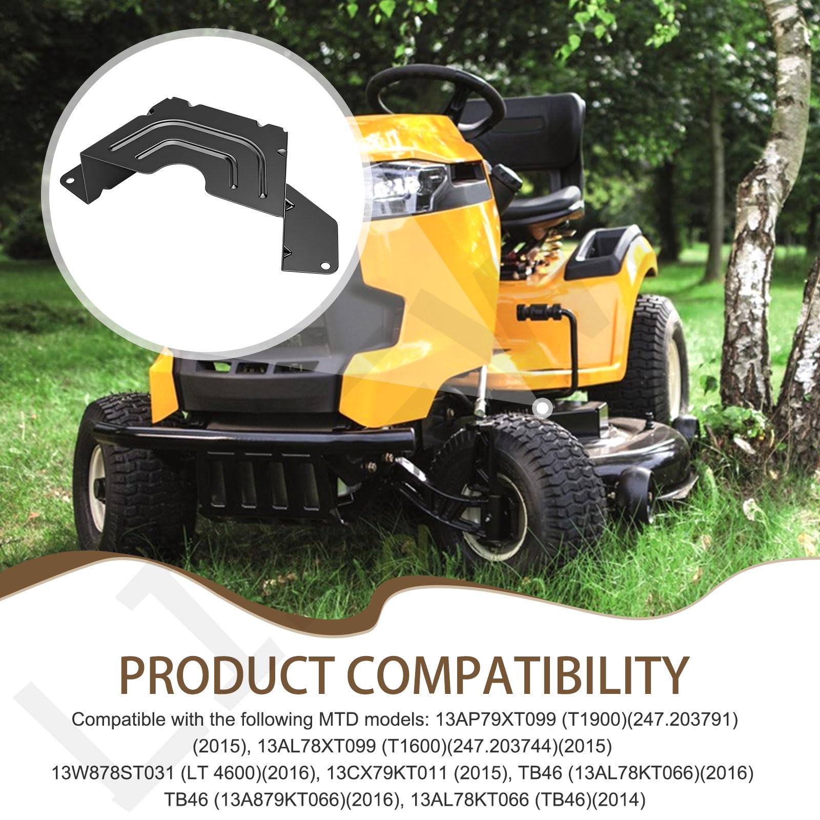 LIZEWEI durable belt cover adds long-lasting mower protection.