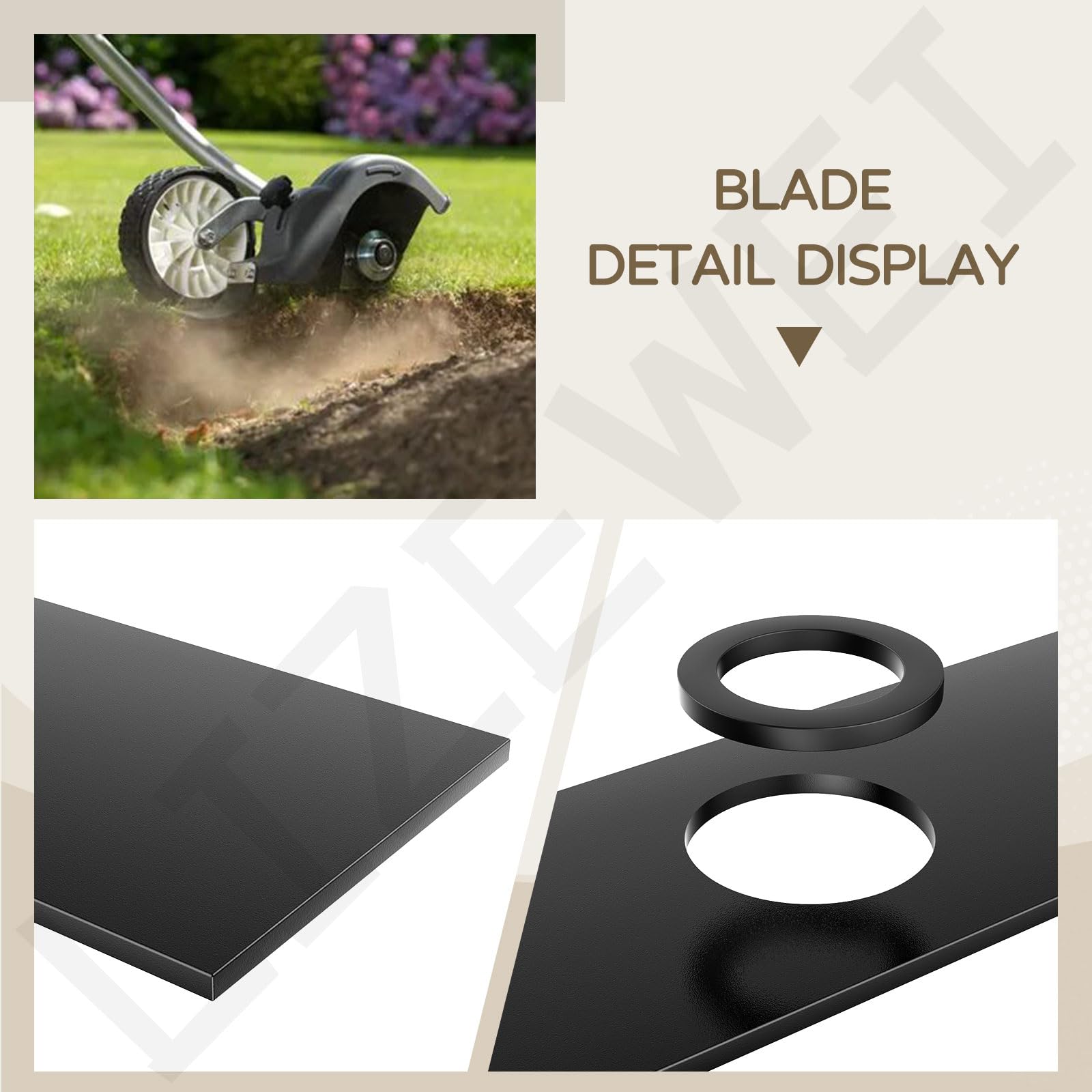 LIZEWEI 7-1-2 inch blade compatible with DEWALT 60V MAX edgers