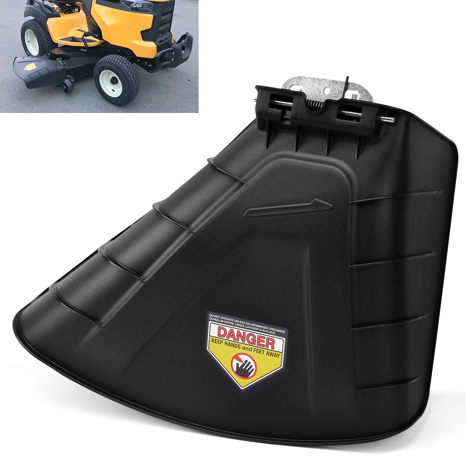 LIZEWEI discharge chute assembly for Cub Cadet RZT-LX decks enables smooth debris routing.