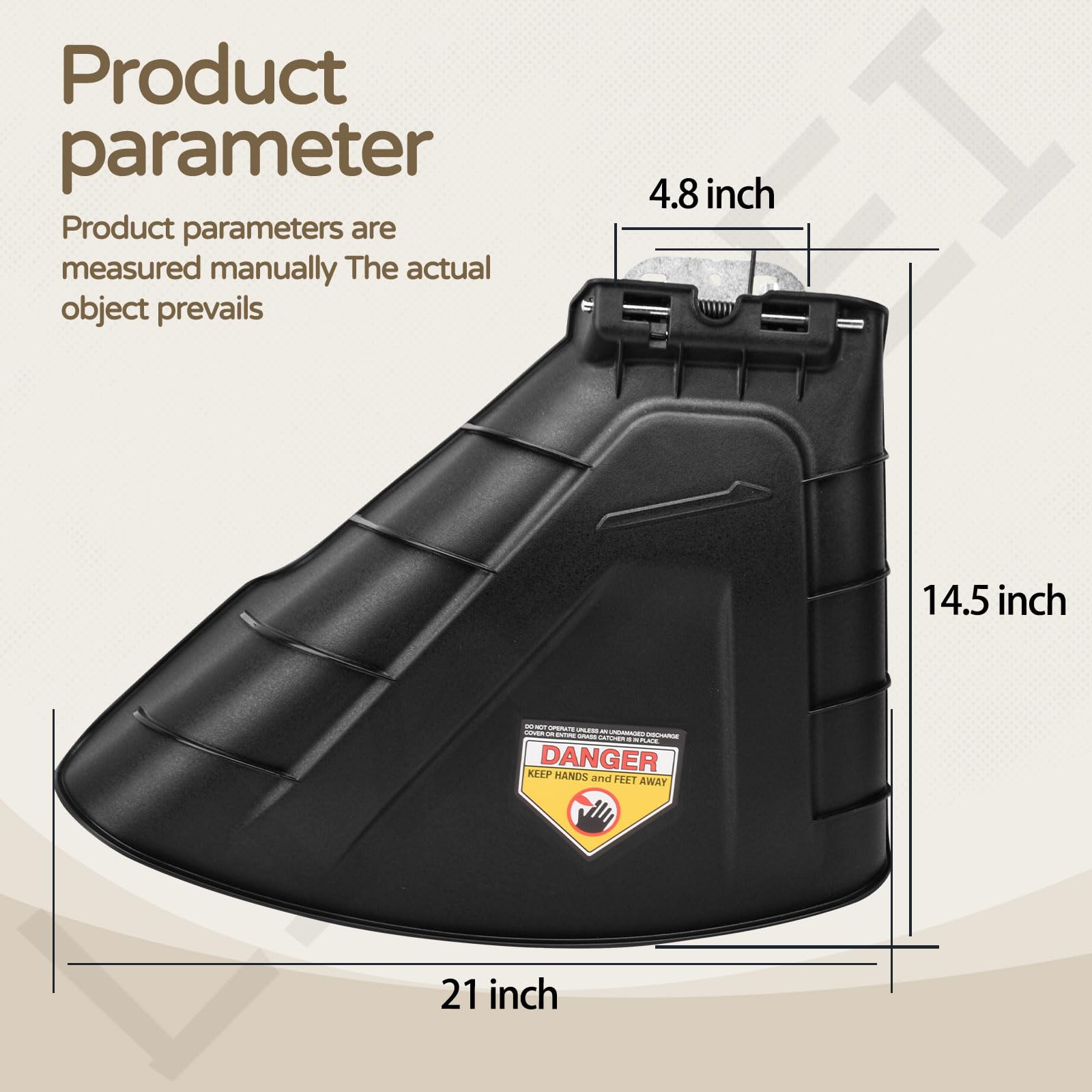 LIZEWEI discharge chute assembly for XT1-LT50 supports efficient mulching and cleanup.