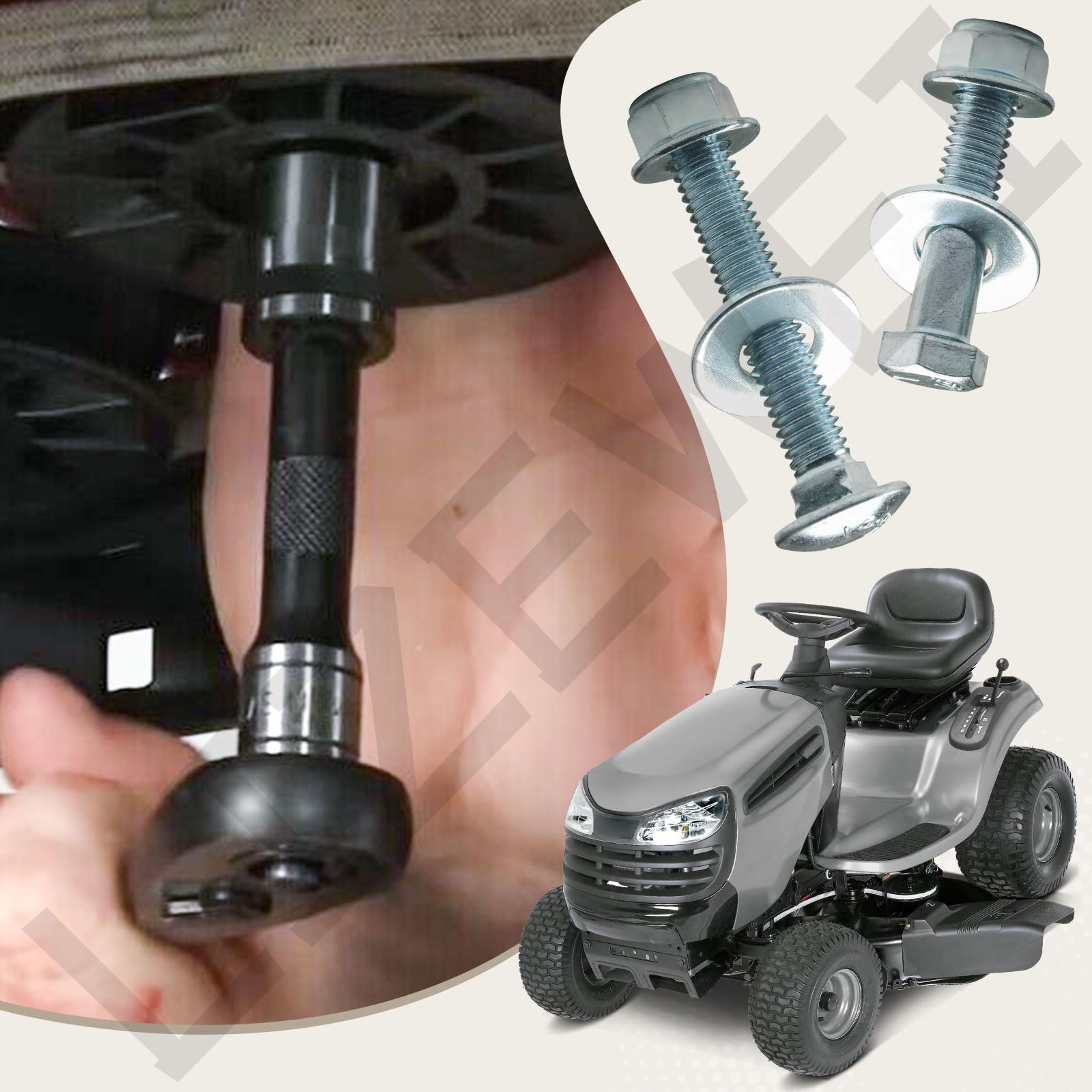 DIY mower maintenance with LIZEWEI idler pulley kit