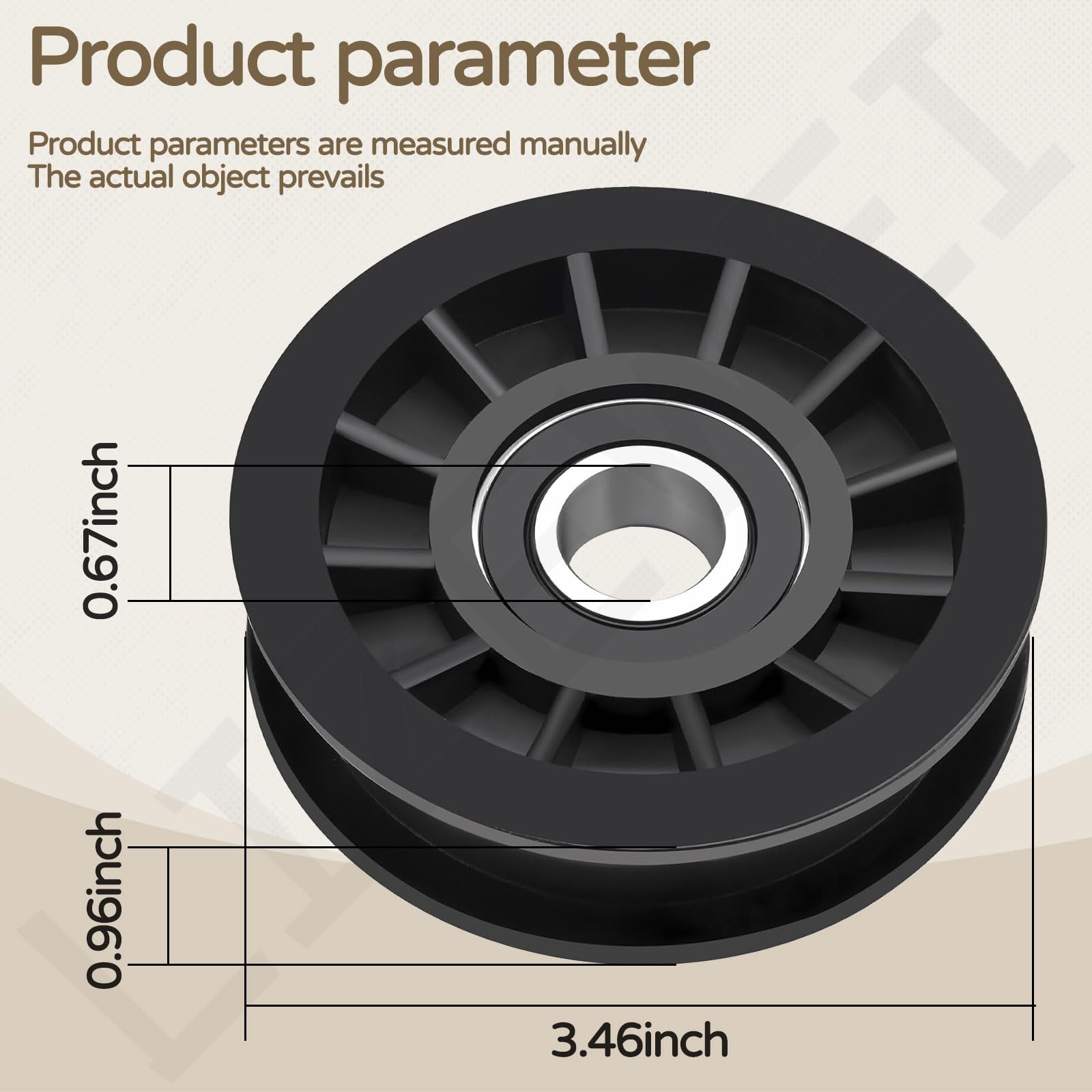 LIZEWEI idler pulley for Cub Cadet XT1 GT 50 compatibility supports belt alignment