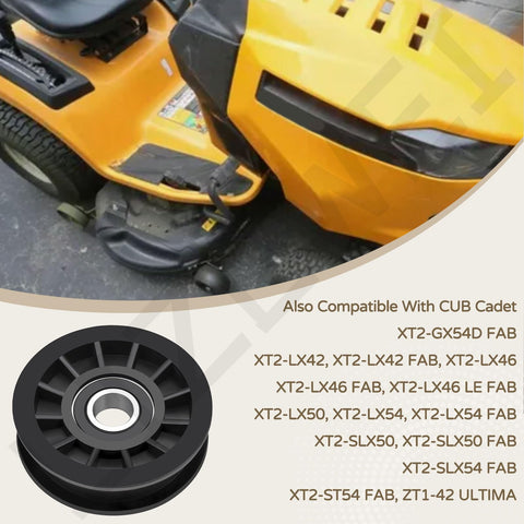 LIZEWEI idler pulley for ZT1-42 Ultima with steady belt path during mowing
