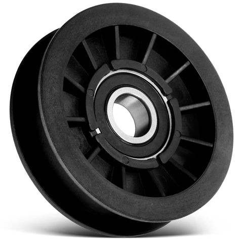 LIZEWEI 1-pack flat idler pulley ready for easy replacement
