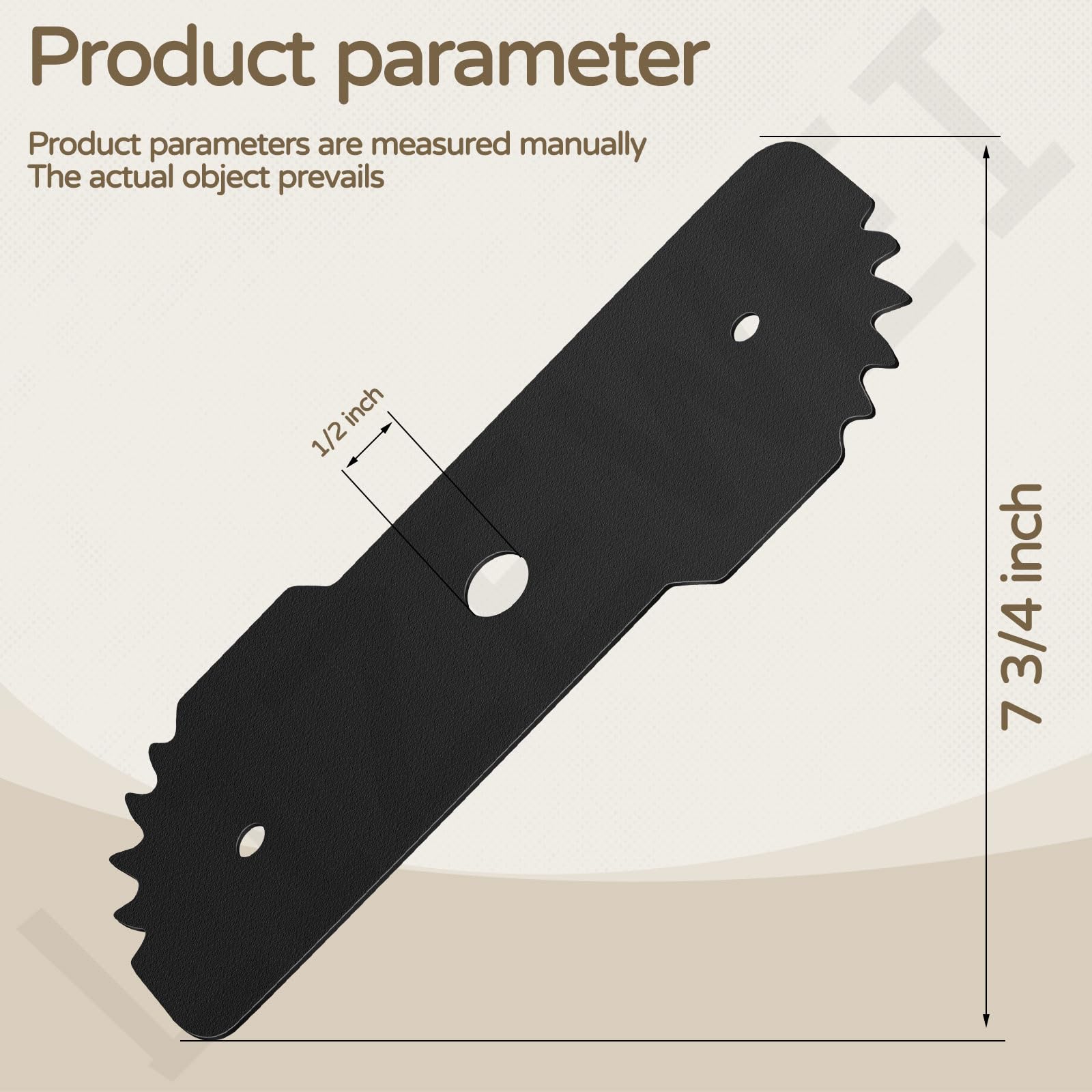 LIZEWEI hardened steel blade close-up, built for long-lasting cutting performance.