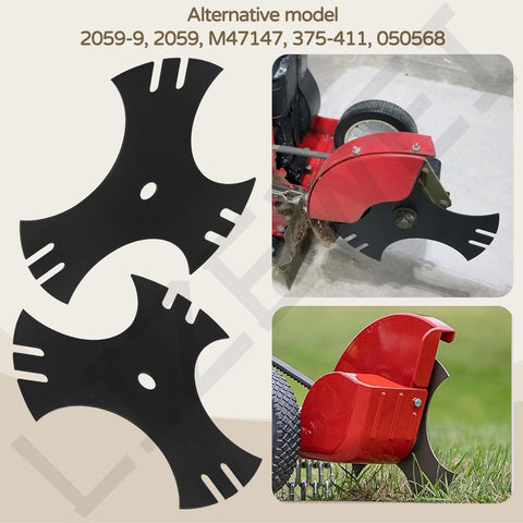 LIZEWEI heat-treated edger blade resists bending during heavy trimming