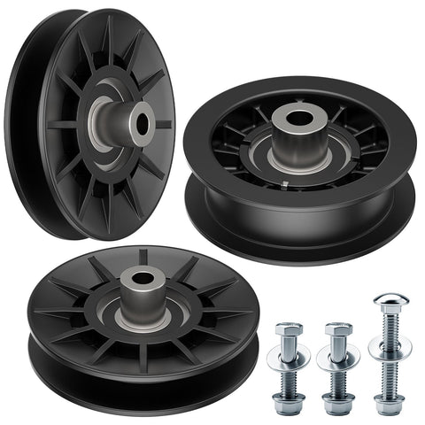 LIZEWEI Husqvarna idler pulley kit with two pulleys for belt alignment