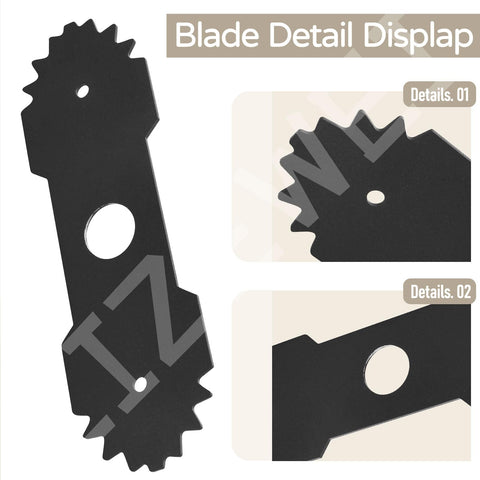 LIZEWEI packaged edger blades five-count for quick replacement.