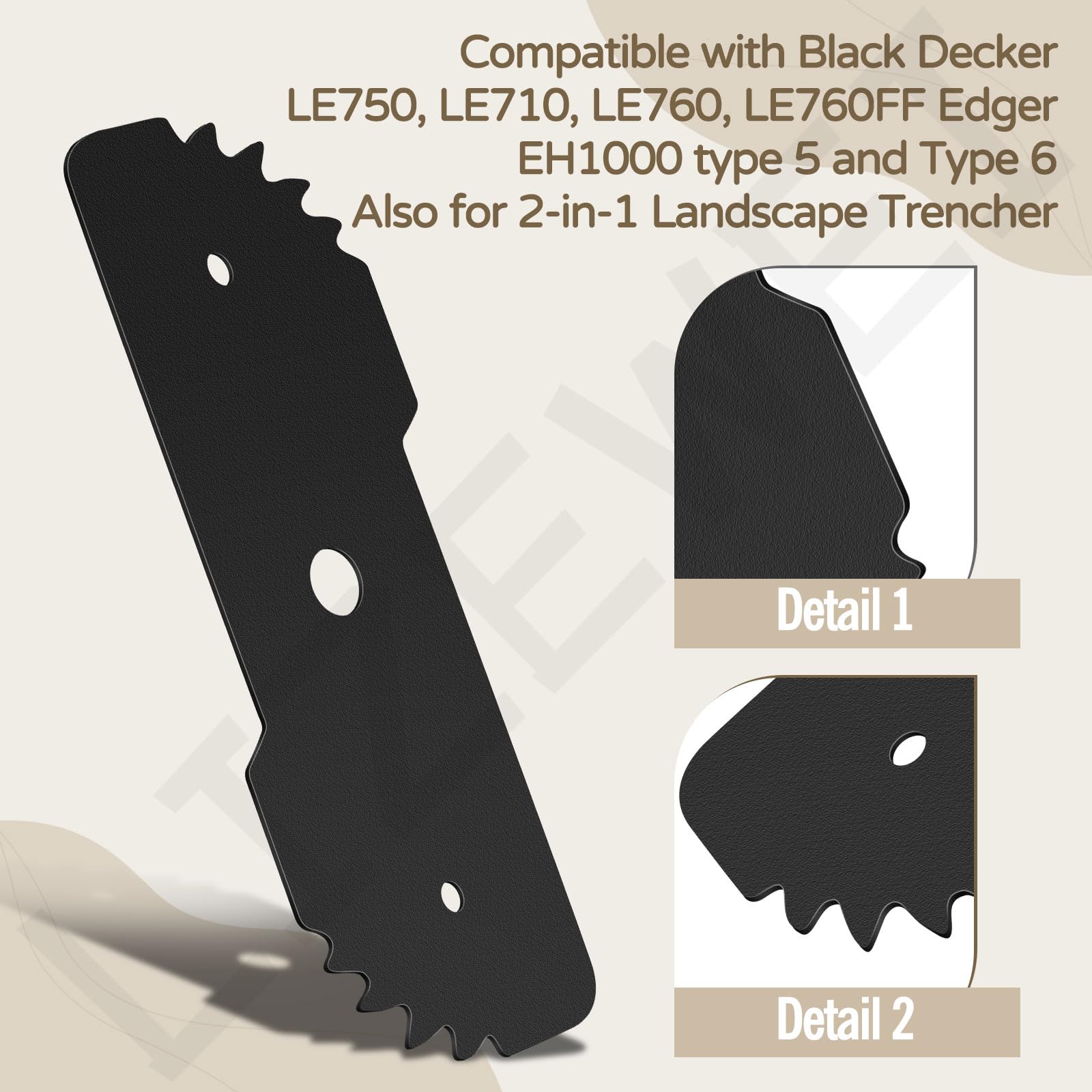 LIZEWEI packaging view with 5 blades and easy storage.