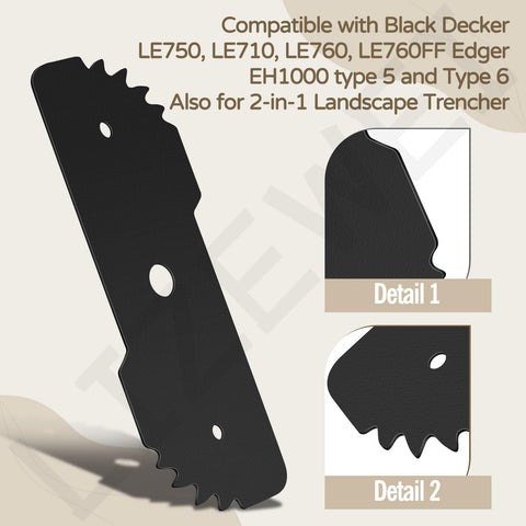 LIZEWEI packaging view with 5 blades and easy storage.
