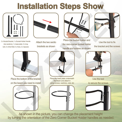 LIZEWEI protective clamp with rubber pads shields mower frame