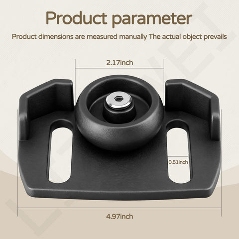 LIZEWEI rolling skid shoes installation kit illustrates quick setup.