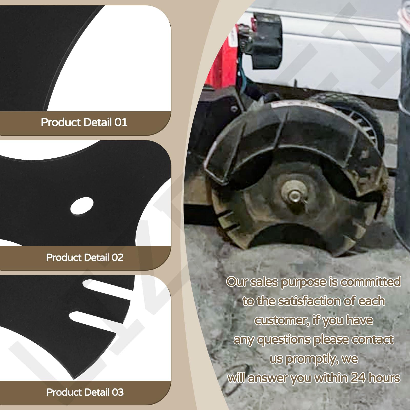LIZEWEI three-blade pack ready for quick replacement
