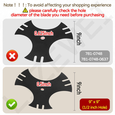 LIZEWEI 3-side star edger blade for durable, even lawn edges