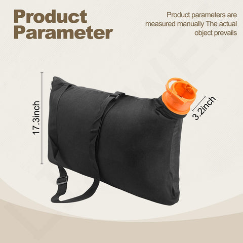 LIZEWEI Trivac leaf bag back view with durable material