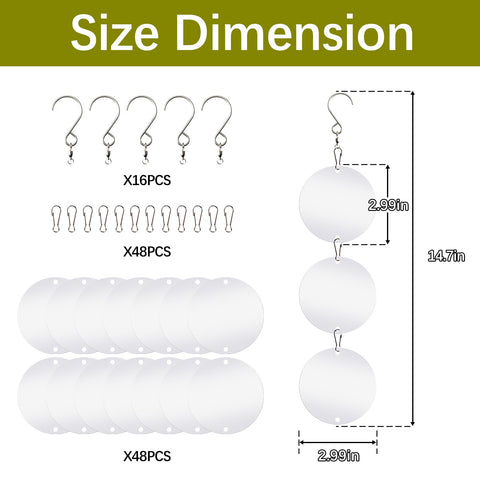 LIZOIDZSM 360-degree swivel hooks enable versatile bird deterrence from all directions