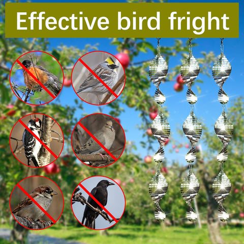 LIZOIDZSM stainless steel deterrents offer durable reflective performance.