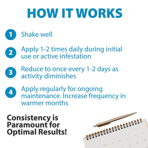 LizzAway Lizard Shoo Spray tested for water resistance on outdoor surfaces.