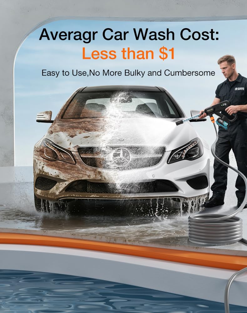 The lkewzbk battery-powered unit offers up to 40 minutes runtime for extended outdoor cleanups.