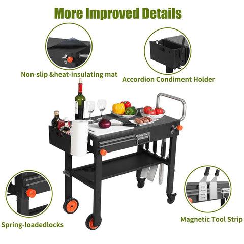 LKVHV collapsible spice rack keeps seasonings within reach