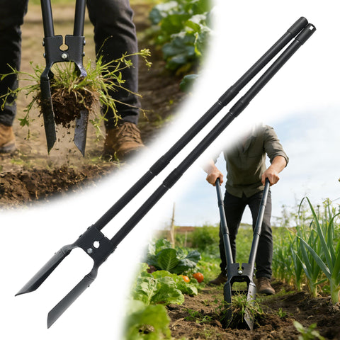 LLARGUEST post hole digger with 54-inch shovel-head for efficient digging in soil