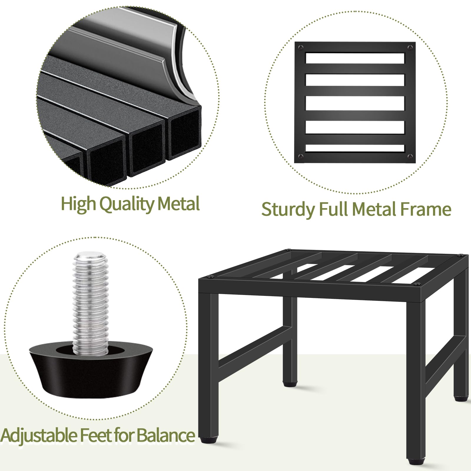 LLAXERGU weatherproof coating protects plant display against rain and sun.