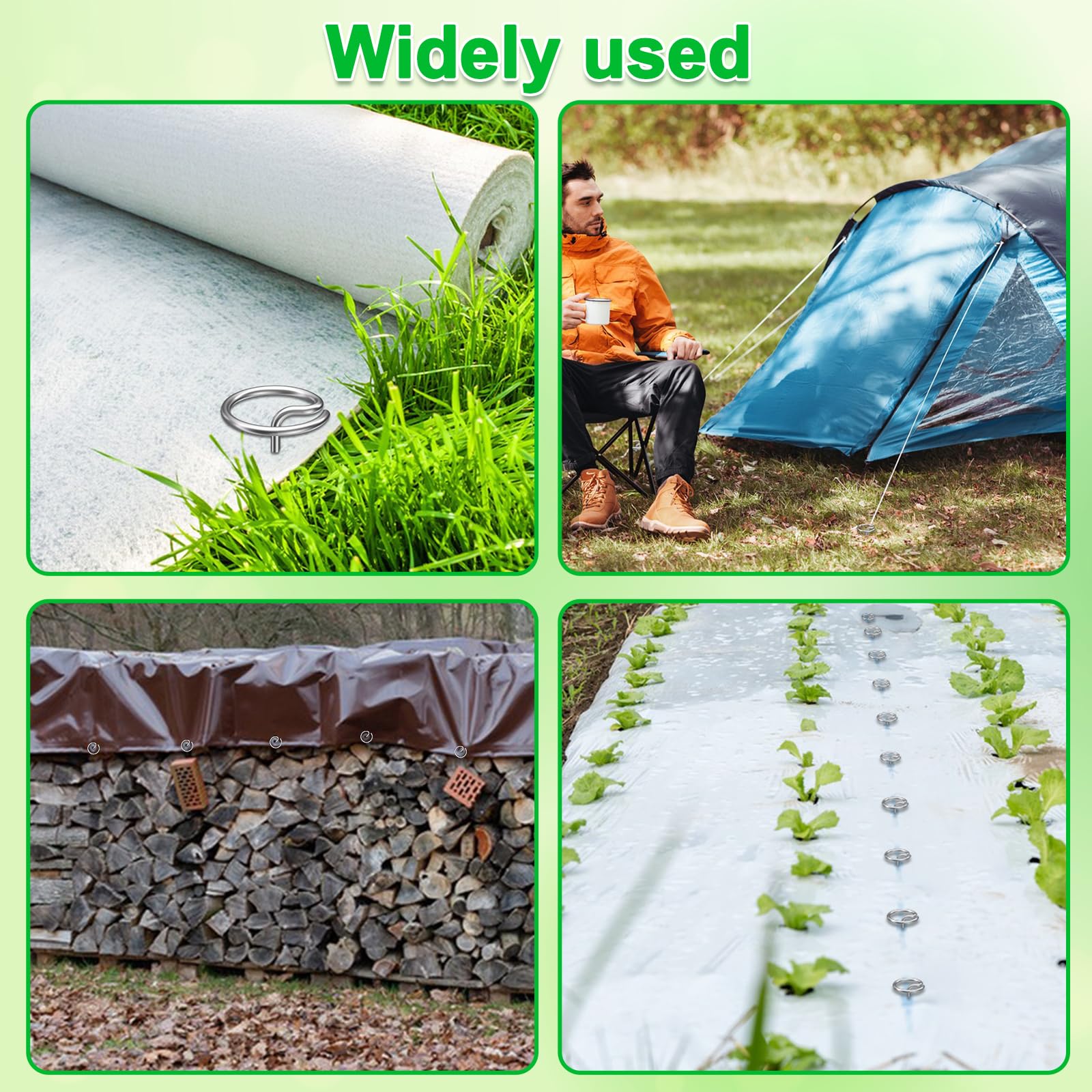 LLCJYYCY reusable outdoor stakes support long-term landscaping.