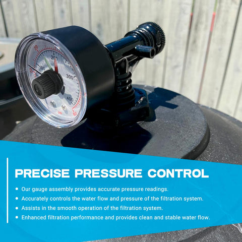 LM LPXWM pressure gauge monitor helps you track flow and pressure for timely maintenance.