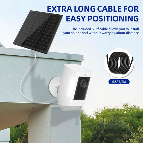 360-degree adjustable mount for optimal sun exposure on Ring panel